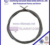 6* galvanized steel wire rope 7-2.0